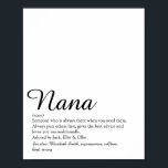 Best Grandma, Grandmother Definition Script Poster<br><div class="desc">Personalise for your special Grandma,  Grandmother,  Granny,  Nan,  Nanny or Abuela to create a unique gift for birthdays,  Christmas,  mother's day or any day you want to show how much she means to you. A perfect way to show her how amazing she is every day. Designed by Thisisnotme©</div>