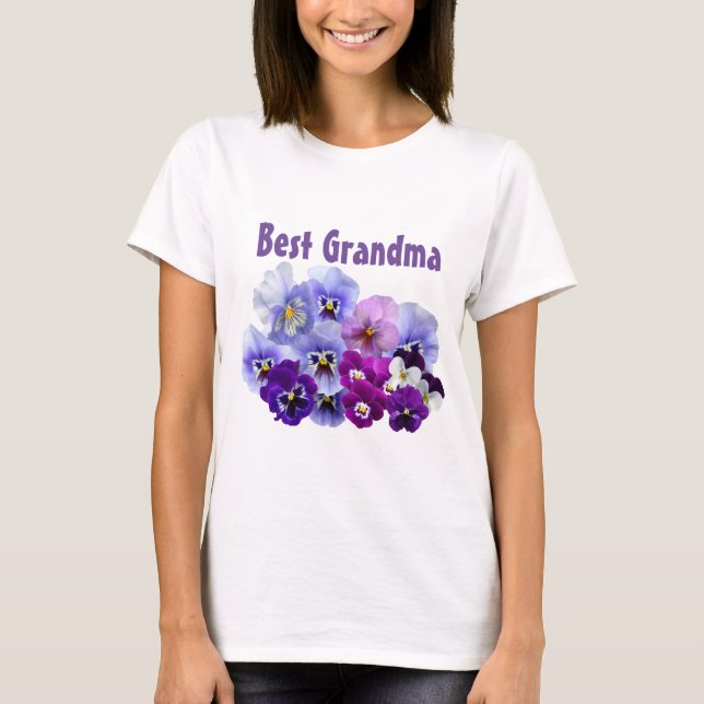 Best Grandma Grandmother T-Shirt Gift Idea (Front)