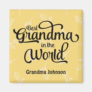 Best Grandma in the World Magnet
