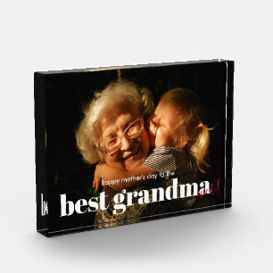 Best Grandma Photo Grandparents Days Block