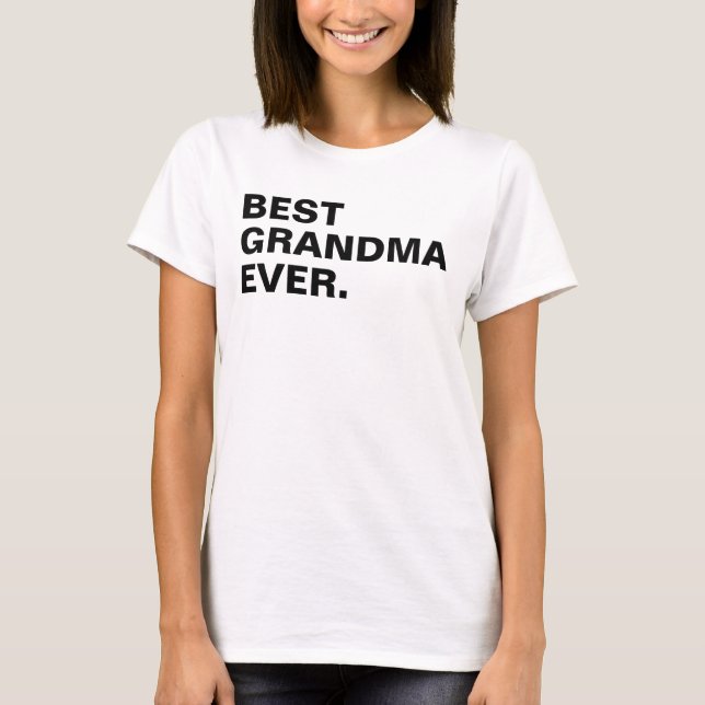 BEST GRANDMA T-Shirt (Front)