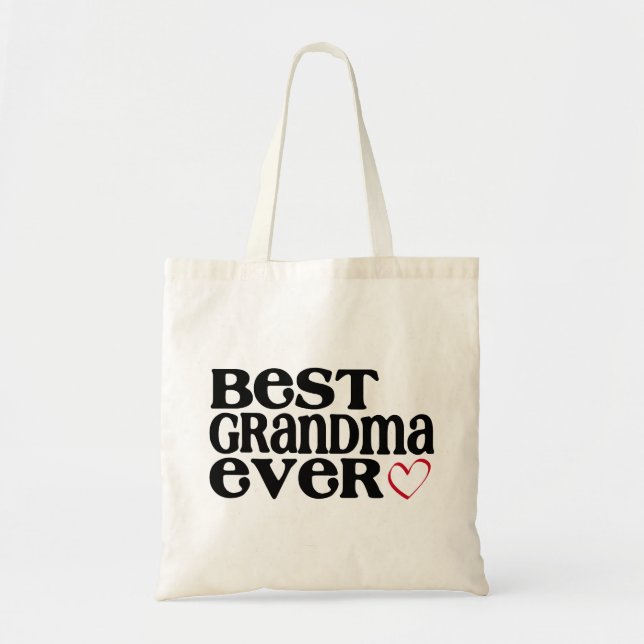 Best Grandma Tote Bag (Front)