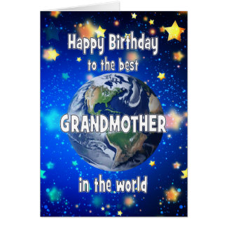 Best Grandmother In The World Birthday