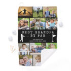 BEST GRANDPA BY PAR 12 Photo Collage Personalised