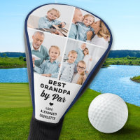 Best GRANDPA By Par - Custom 4 Photo Collage