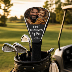 Best Grandpa By Par Custom Photo Father’s Day Golf Head Cover