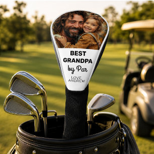 Best Grandpa By Par Custom Photo Father’s Day Golf Head Cover