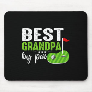 Best Grandpa By Par Father's Day Golf Sports Lover Mouse Mat