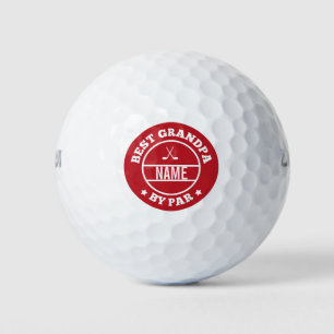 Best Grandpa By Par   Fathers Day Grandparents Day Golf Balls