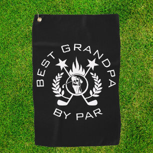 Best Grandpa by Par Father's Gift  Golf Towel