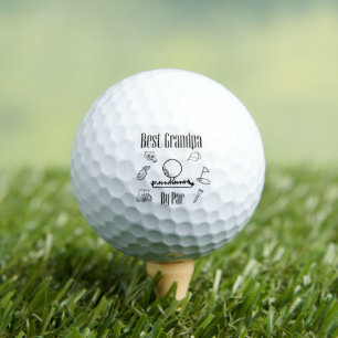 Best Grandpa By Par Golf Balls