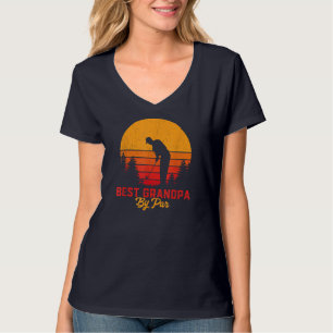 Best Grandpa By Par Golf Lover Gift For Men Funny  T-Shirt