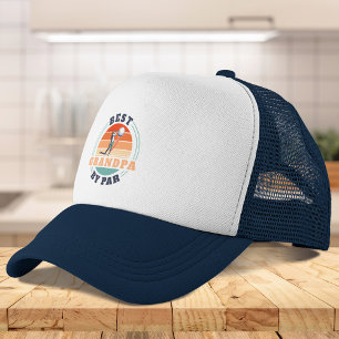 Best Grandpa By Par Golf Lover Grandparents Day Trucker Hat