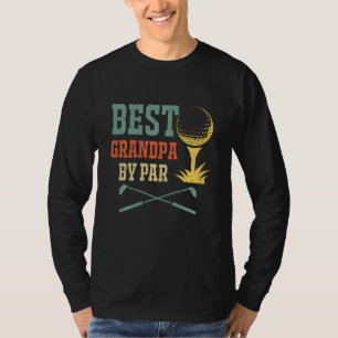 Best Grandpa By Par Golf Matching Family Sweat T-Shirt