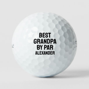 Best Grandpa By Par Happy Fathers Day Golf Balls
