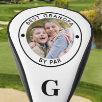 BEST GRANDPA BY PAR Monogram Photo Golf Head Cover