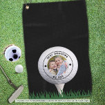 Best Grandpa By Par One Photo Golf Towel<br><div class="desc">Create a unique, personalised photo golf towel for the golf lover grandfather with the suggested and editable funny golf title BEST GRANDPA BY PAR (or your nickname for him) or your custom text in your choice of text and background colours. ASSISTANCE: For help with design modification or personalisation, colour change...</div>