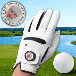 Best GRANDPA By Par Personalised Modern Photo Golf Glove<br><div class="desc">Best Grandpa By Par ... Two of your favourite things , golf and your grand kids ! Now you can take them with you as you play 18 holes . Customise these golf gloves and golf ball markers with your grandchild's favourite photo and name . Whether it's a grandfather birthday,...</div>