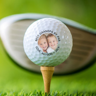 Best Grandpa By Par Photo Golf Balls