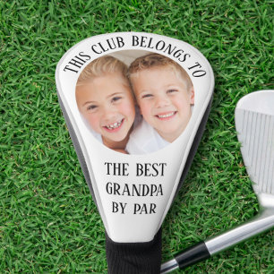 Best Grandpa By Par Photo Golf Head Cover