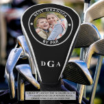 BEST GRANDPA BY PAR Photo Monogram Golf Head Cover<br><div class="desc">Create a personalised photo golf head cover for the golfer grandfather with the suggested editable funny title BEST GRANDPA BY PAR, a photo and his monogram or initials. Makes a meaningful gift for Grandparents Day, Father's Day, his birthday or for a holiday. PHOTO TIP: Choose a photo with the subject...</div>