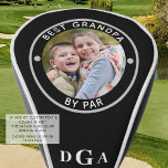 BEST GRANDPA BY PAR Photo Monogram Golf Head Cover<br><div class="desc">Create a personalised photo golf head cover for the golfer grandfather with the suggested editable funny title BEST GRANDPA BY PAR, a photo and his monogram or initials. Makes a meaningful gift for Grandparents Day, Father's Day, his birthday or for a holiday. PHOTO TIP: Choose a photo with the subject...</div>