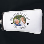 BEST GRANDPA BY PAR Photo Personalised fathers day Golf Head Cover<br><div class="desc">Designed by the Arty Apples</div>