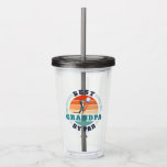 Best Grandpa By Par Retro Custom Fathers Day Logo Acrylic Tumbler<br><div class="desc">Retro Best Grandpa By Par design you can customise for the recipient of this cute golf theme design. Perfect gift for Father's Day or grandfather's birthday. The text "GRANDPA" can be customised with any dad moniker by clicking the "Personalise" button above. Can also double as a company swag if you...</div>