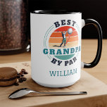 Best Grandpa By Par Retro Golfing Personalised Mug<br><div class="desc">Retro Best Grandpa By Par design you can customise for the recipient of this cute golf theme design. Perfect gift for Father's Day or grandfather's birthday. The text "GRANDPA" can be customised with any dad moniker by clicking the "Personalise" button above. Add a name to make it even more special...</div>