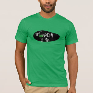 Best Grandpa, dad by par Custom Modern Golfer Golf T-Shirt