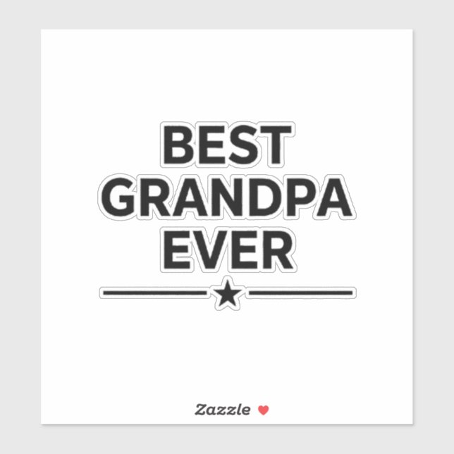 Best grandpa ever  (Sheet)