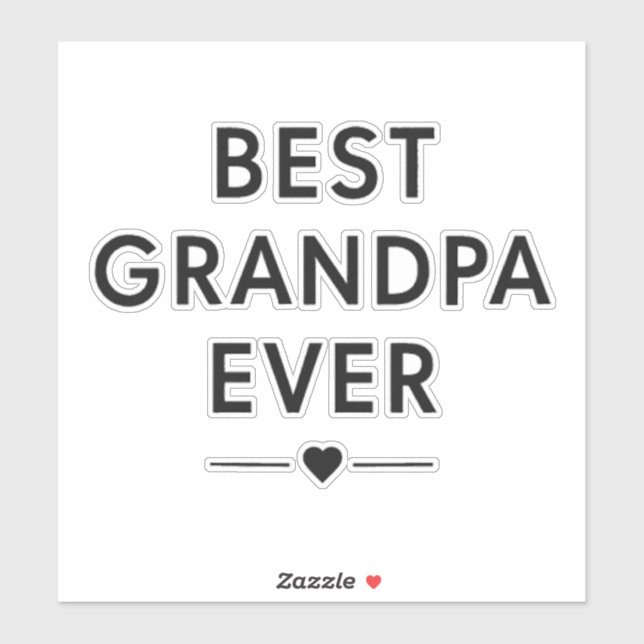 Best grandpa ever  (Sheet)
