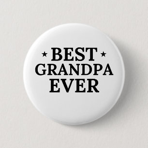 Best Grandpa Ever 6 Cm Round Badge