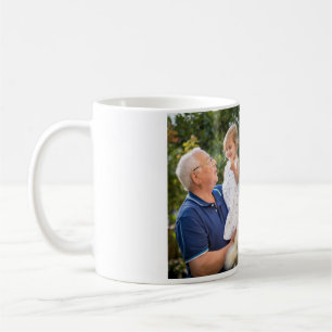 Best Grandpa ever add photo name classic elegant Coffee Mug
