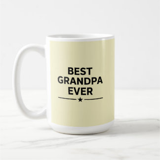 Best grandpa ever coffee mug