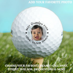Best GRANDPA Ever - Custom Photo Personalized Golf Balls
