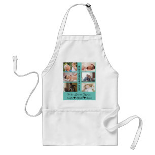 Best Grandpa Ever Custom Photos Grandchildren Name Standard Apron