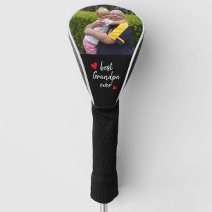 Best Grandpa Ever Cute Photo Personalised  Golf Head Cover