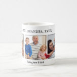 Best Grandpa Ever Dad Birthday Gift Custom Photo C Coffee Mug<br><div class="desc">Best Grandpa Ever | Father's Day Birthday Gifts For Dad Grandfather Family | Personalised Custom Photo Collage Coffee Mug</div>