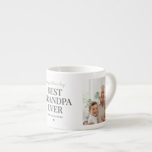 Best Grandpa Ever Father’s Day Multi Photo Coffee Espresso Cup