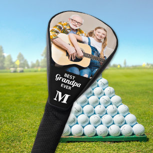 Best GRANDPA Ever - Golfer - Personalised Photo Golf Head Cover