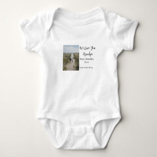 best grandpa ever grandparents photo gifts classic baby bodysuit