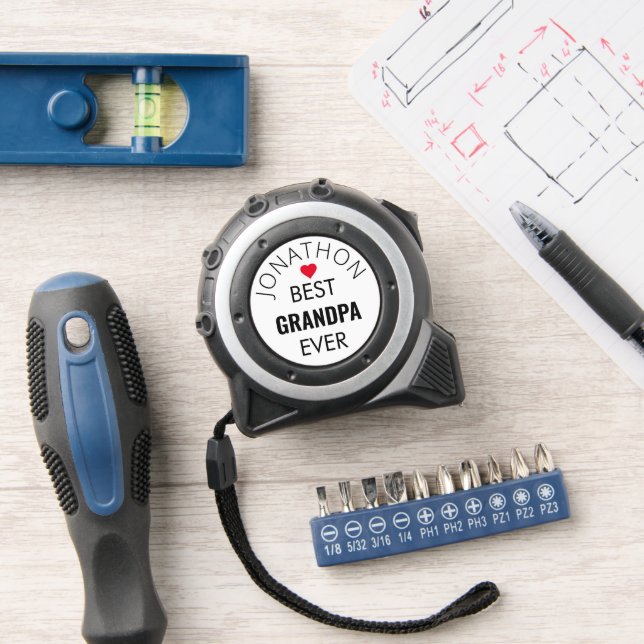 Best Grandpa Ever Name Heart 1 (Workshop)