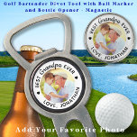 Best GRANDPA Ever Personalised Modern Photo Golf Divot Tool<br><div class="desc">Best Grandpa Ever ... Two of your favourite things , golf and your grand kids ! Now you can take them with you as you play 18 holes . Customise these golf ball marker with your grandchild's favourite photo and name . Whether it's a grandfather birthday, fathers day or Christmas,...</div>