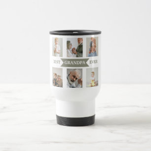 Best Grandpa Ever – Personalised Photos Travel Mug