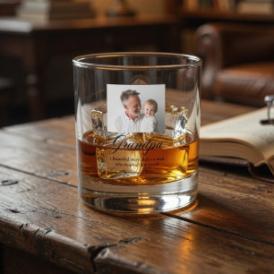 Best Grandpa Ever Personalised Whiskey Glass