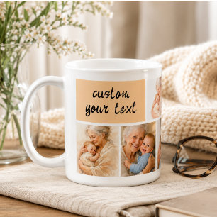 Best Grandpa Ever Photo Collage Grandparents Day Coffee Mug