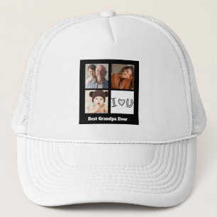 Best Grandpa Ever Photo collage  Trucker Hat