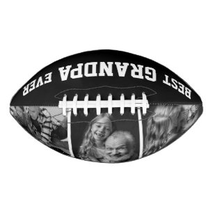 Best Grandpa Ever Photo Grandkids Christmas American Football