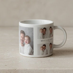Best Grandpa Ever Photo   Personalized Espresso Cup